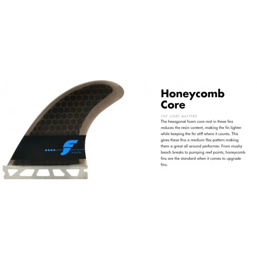 Futures Medium Firewire Carbon Thruster Surfboard Fin Black - Image 3