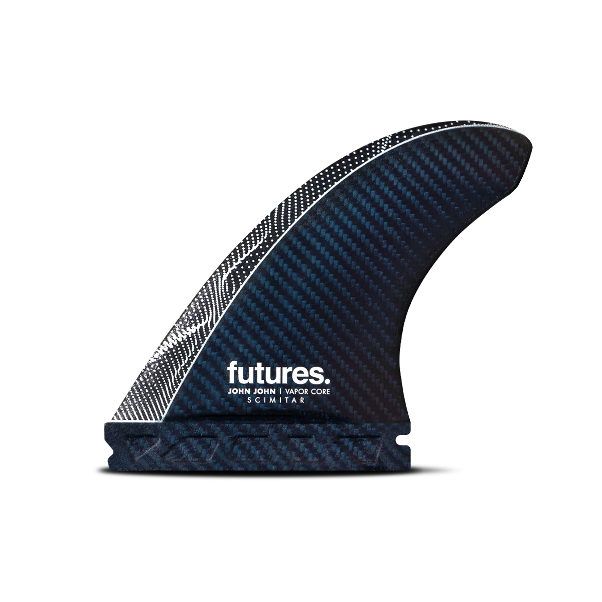 Futures Medium John John Florence Vapor Core Scimitar Thruster Surfboard Fins