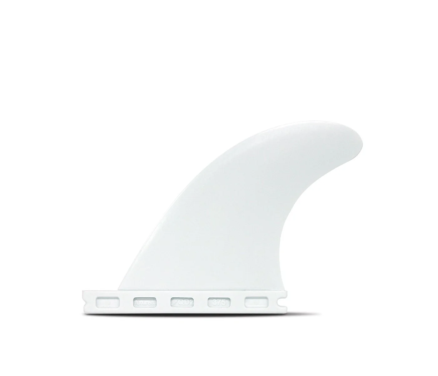Futures QD2 3.75 Small Thermotech Quad Rear Surfboard Fin - White