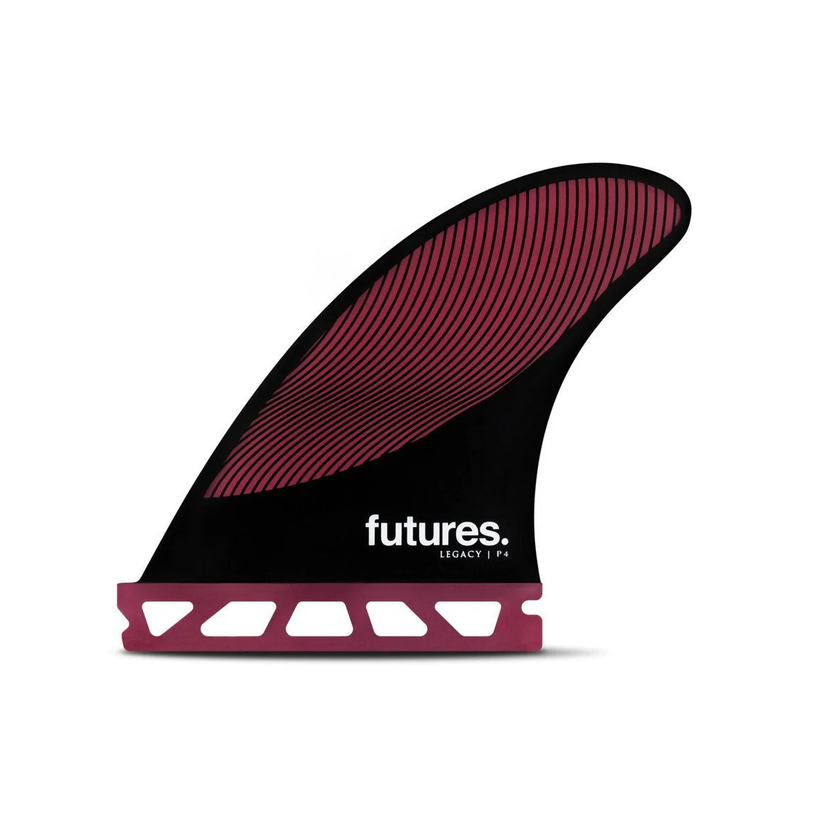 Futures Small P4 Pivot Legacy Series Thruster Surfboard Fin - Yellow - Image 2