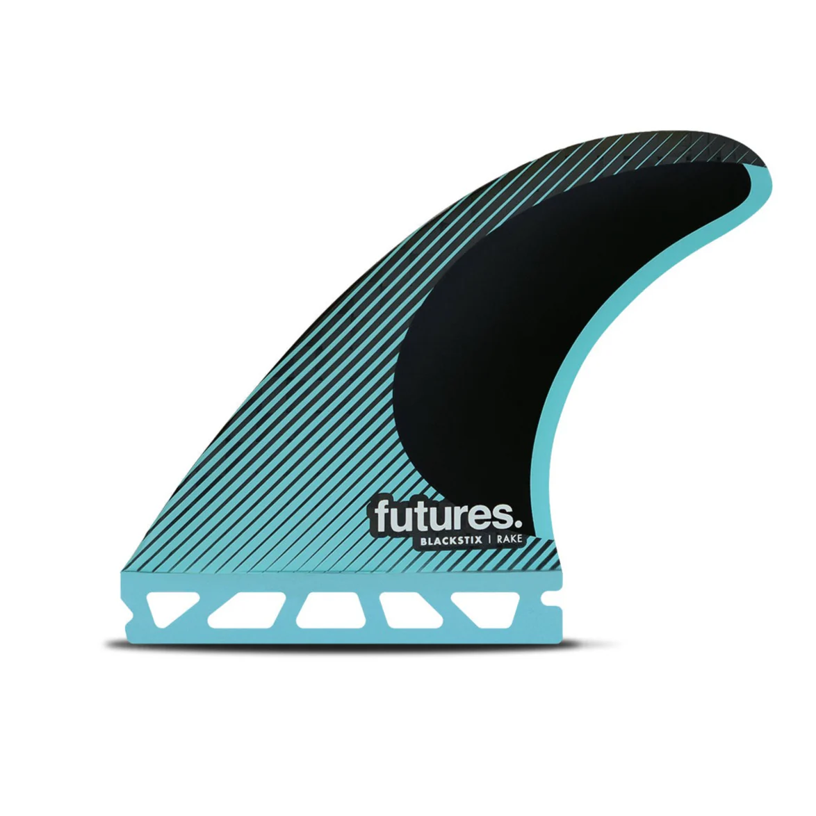 Futures Small R4 Blackstix Thruster Surfboard Fin - Blue