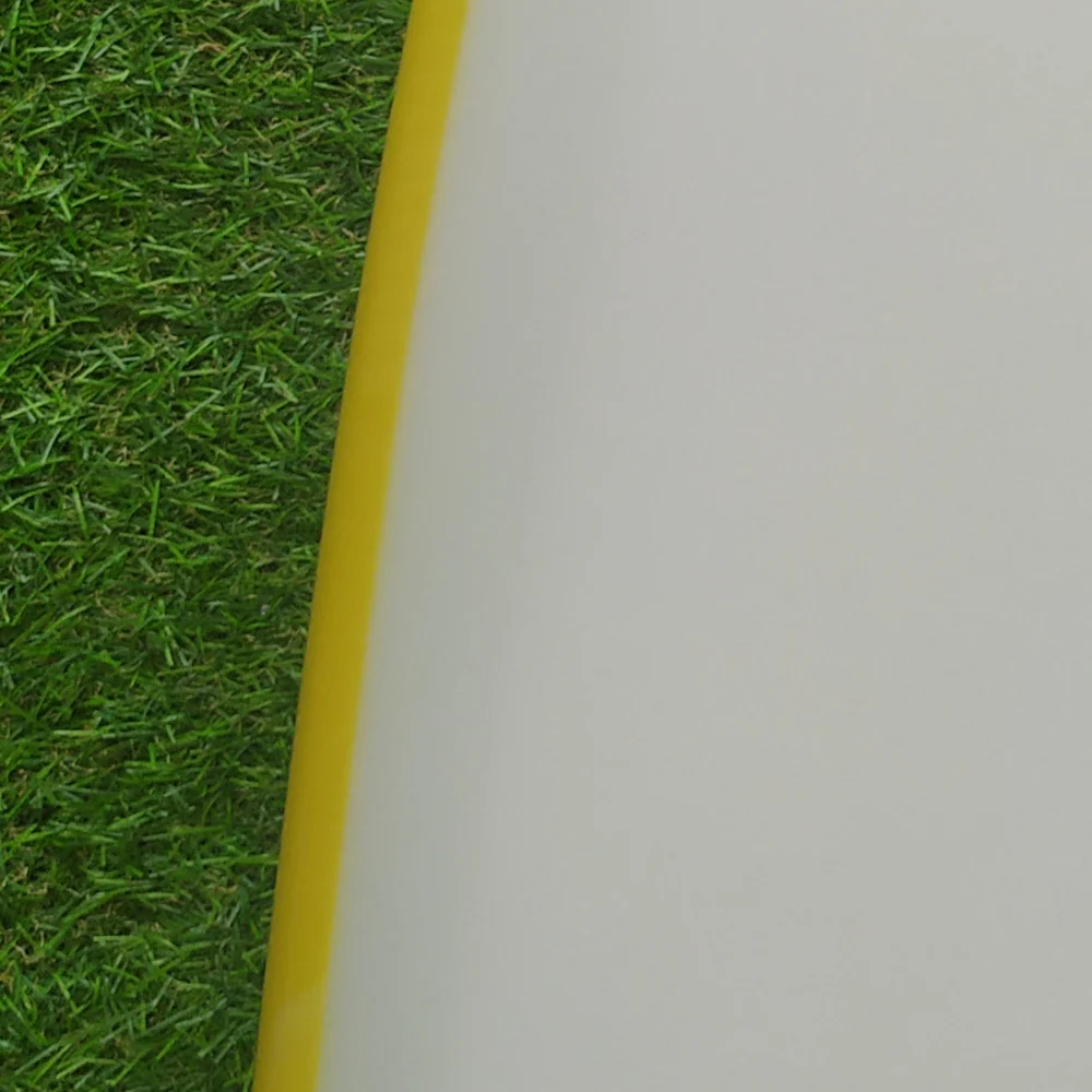 Mark Phipps Surfboards 7'2 One Bad Egg Yellow Rails FCS Sides - Image 16