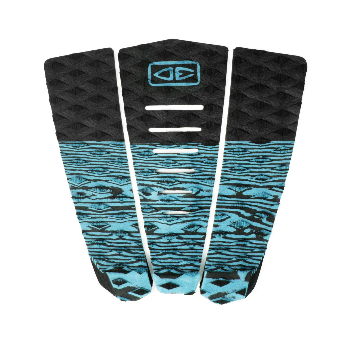Ocean and Earth Blazed 3 Piece Tail Pad - Black Coral/ Blue