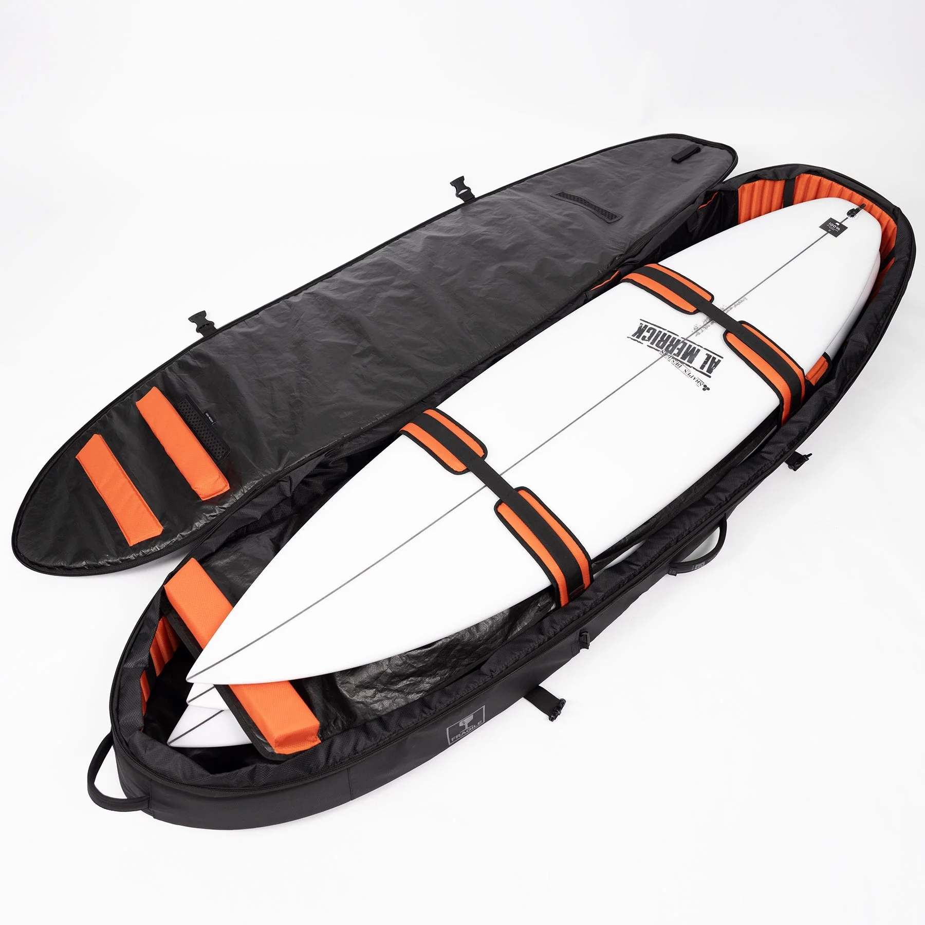 Ocean and Earth Triple Apex Shortboard Travel Compact Coffin Cover- 3 Board - Image 3