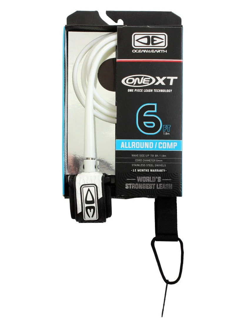 Ocean and Earth 6ft One-XT All round Comp Surfboard Leash - Image 4