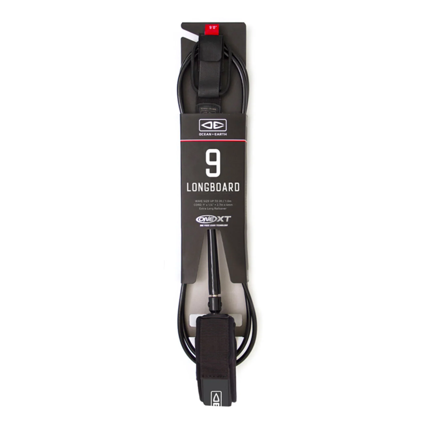 Ocean & Earth 9ft One XT Premium Knee Longboard Leash - Image 2