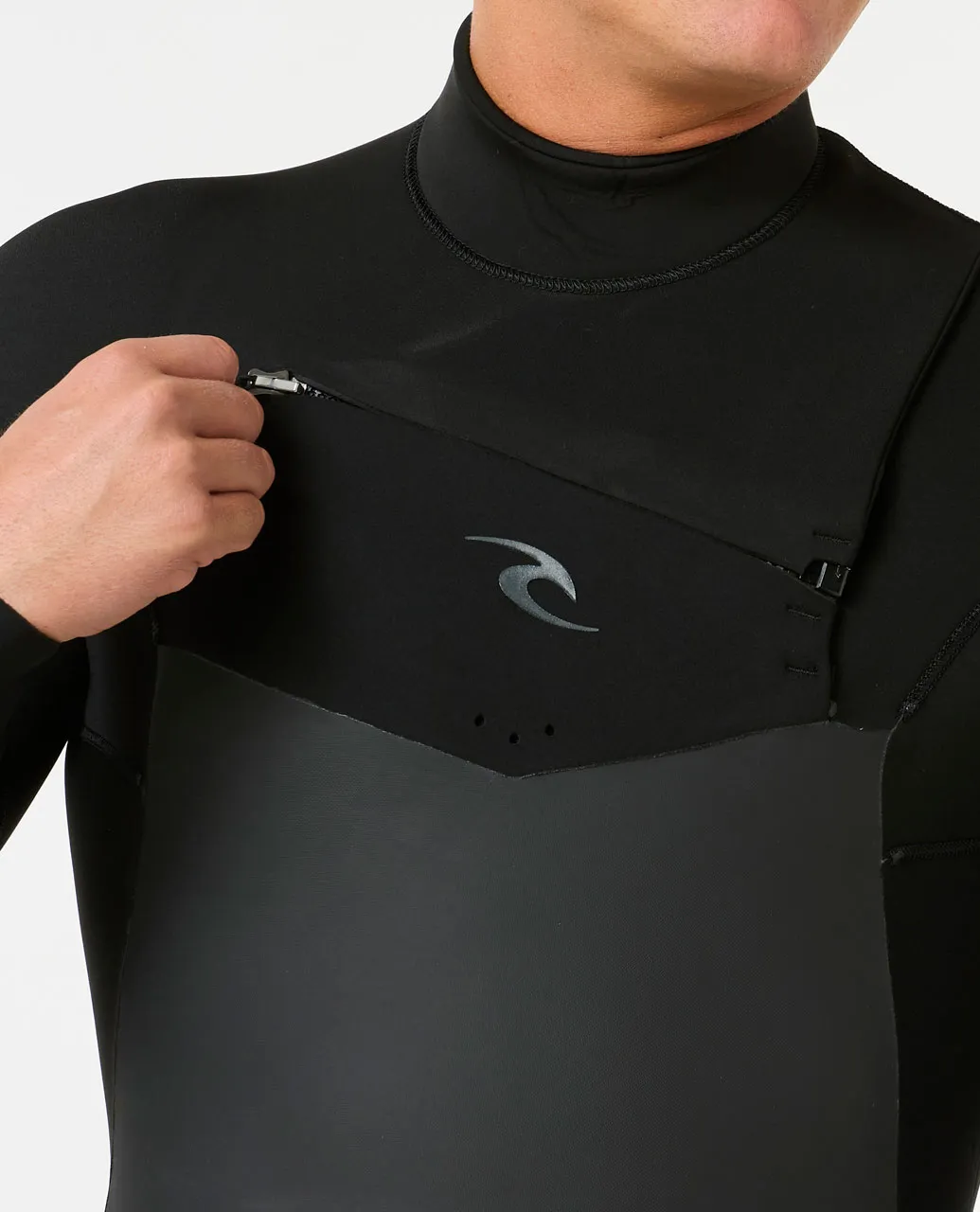 Rip Curl Dawn Patrol 4:3 Warmth Flash Lining Mens Chest Zip Steamer Wetsuit - Image 6