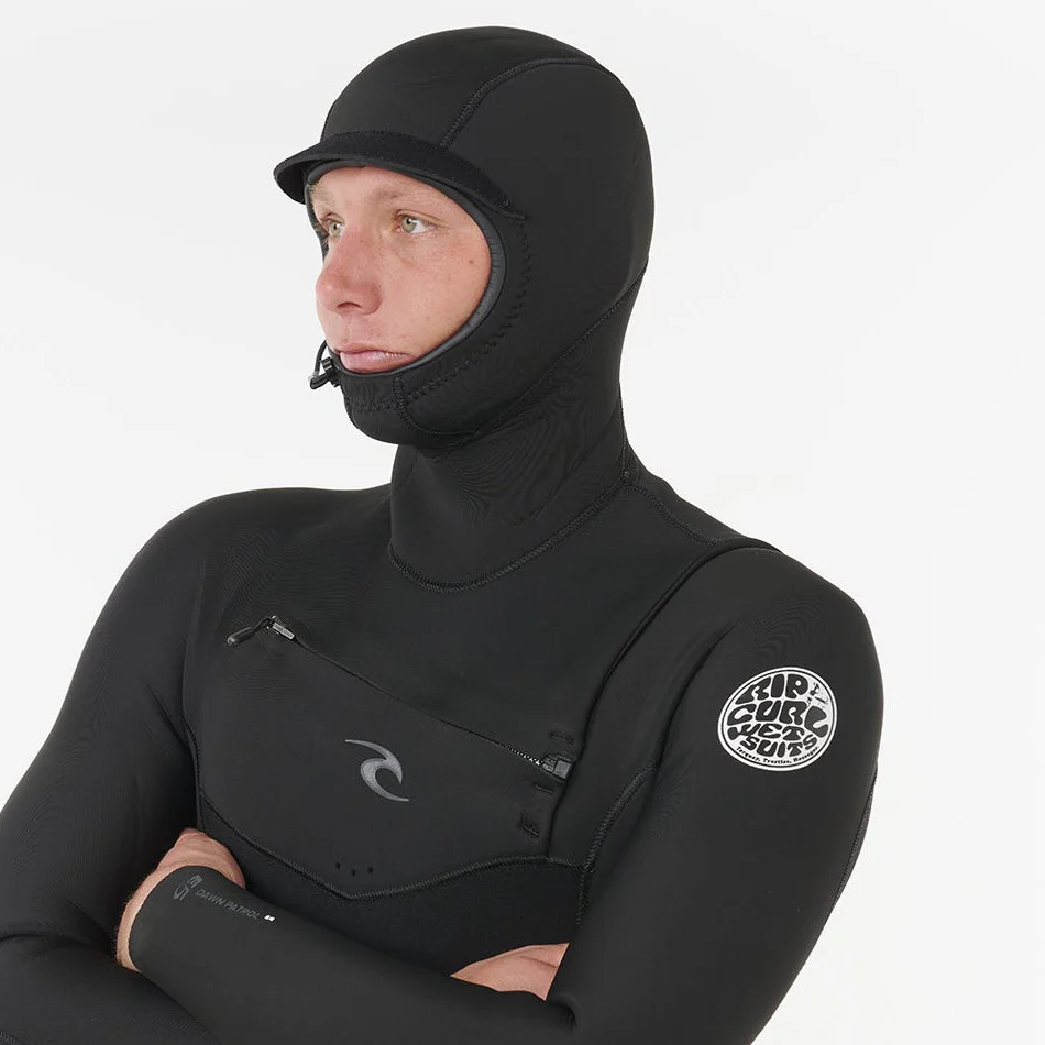 Rip Curl Dawn Patrol 5:4 Chest Zip Hooded Wetsuit 2025 - Image 2