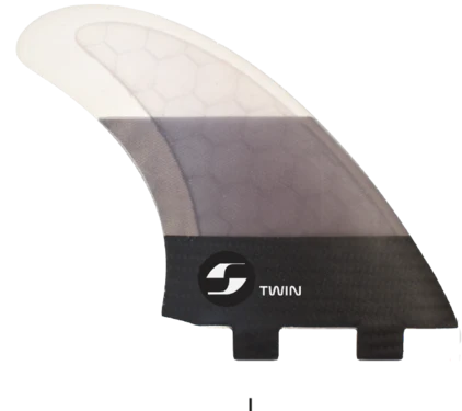 Scarfini HX Twin Fiberglass FCS Dual Tab Surfboard Fin