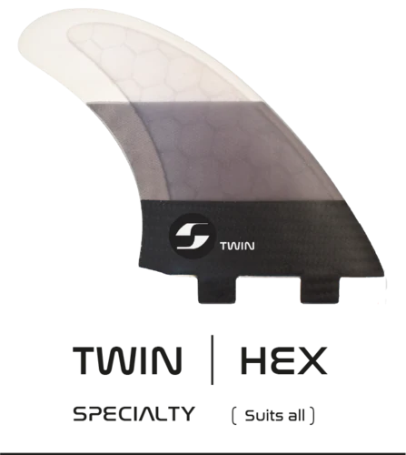 Scarfini HX Twin Fiberglass FCS Dual Tab Surfboard Fin - Image 2