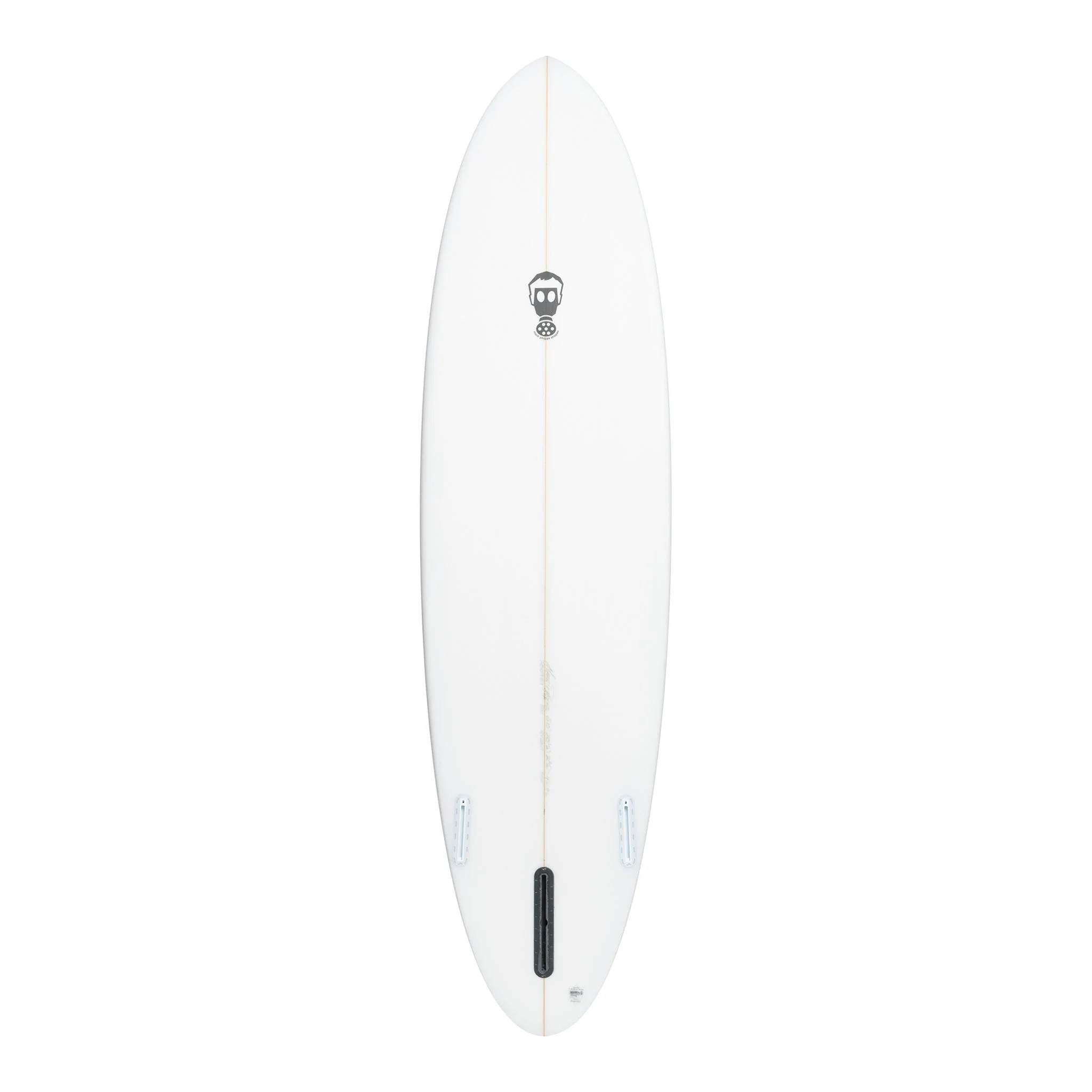 Mark Phipps Surfboards 7'2 One Bad Egg Yellow Rails FCS Sides - Image 3