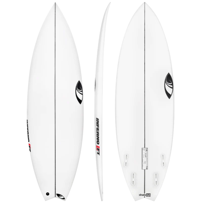 Second Hand Sharp Eye Surfboards 5'8 Inferno FT Futures Shortboard - Image 6