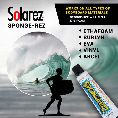 Solarez Spongrez Bodyboard Swimfin Repair Kit - Image 6