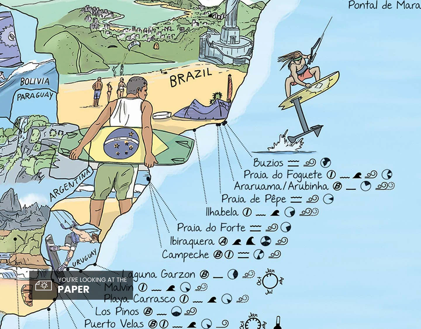 Awesome Maps- World Kitesurf Trip Map - Image 4
