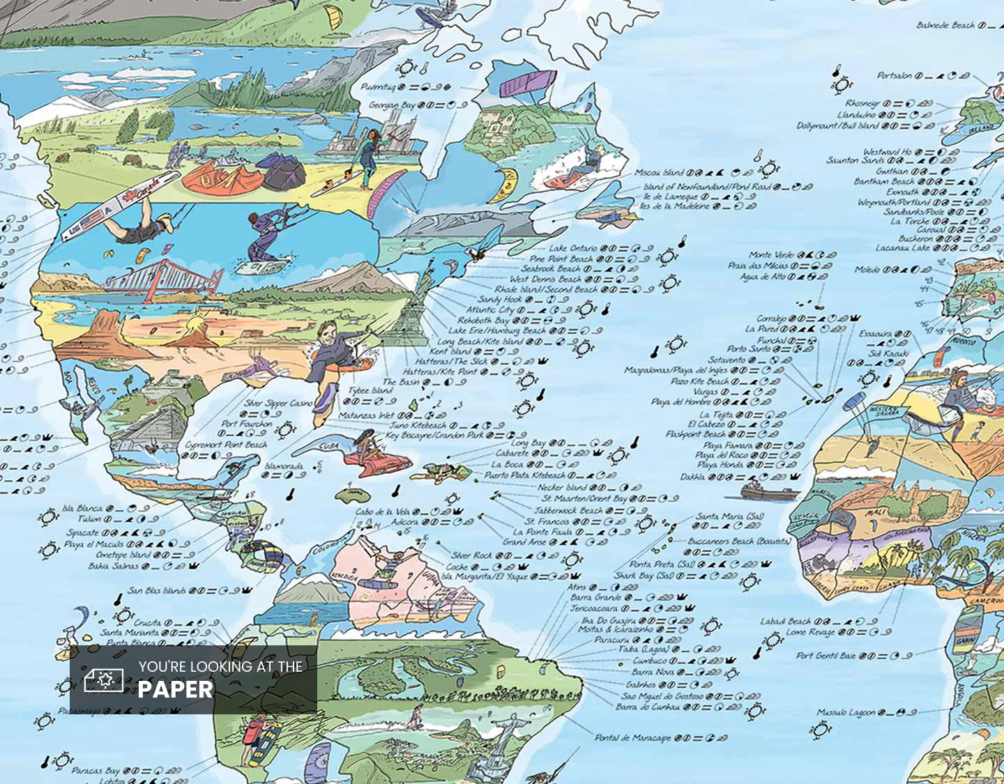 Awesome Maps- World Kitesurf Trip Map - Image 5