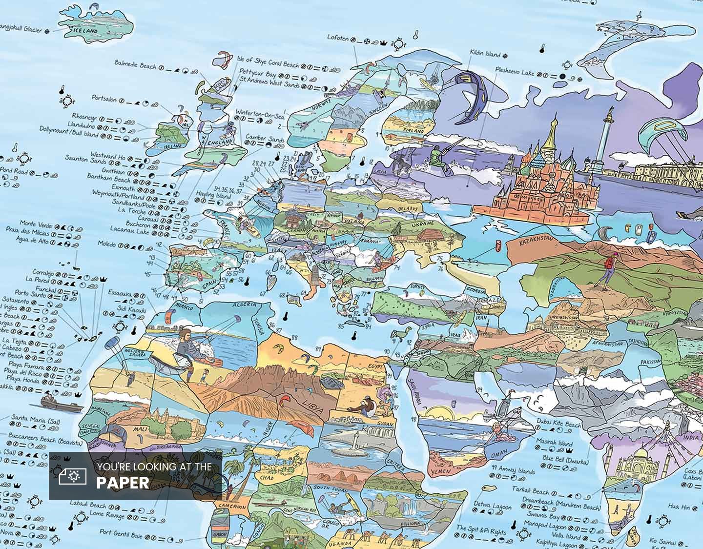 Awesome Maps- World Kitesurf Trip Map - Image 6