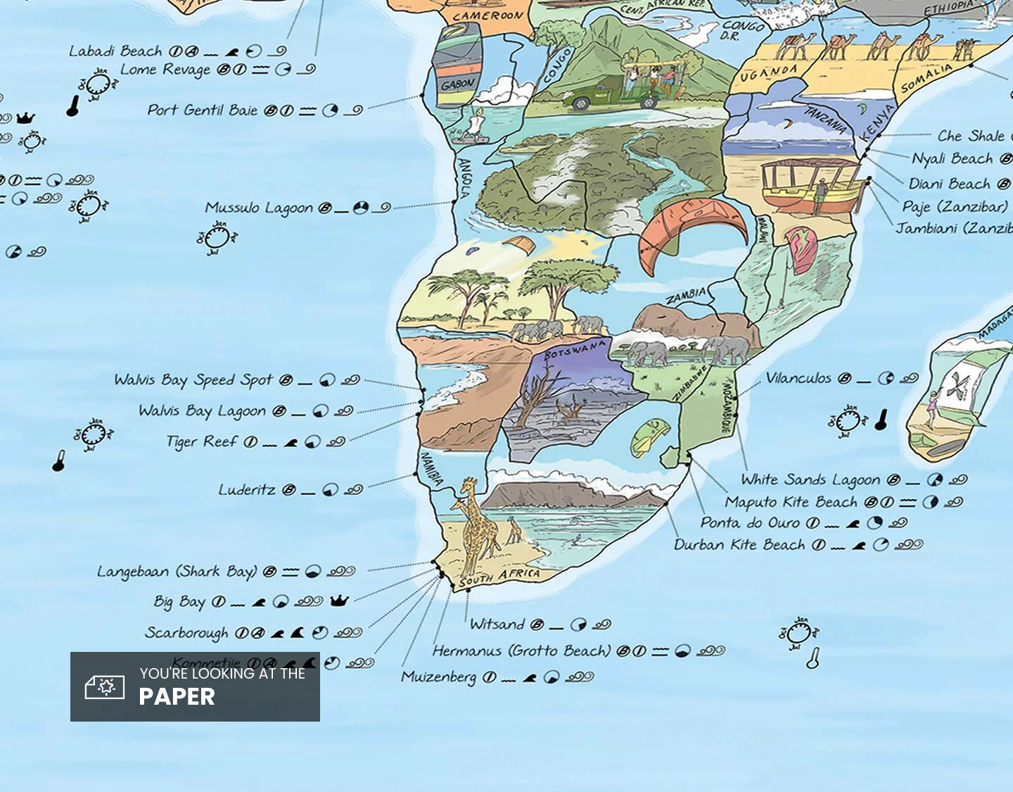 Awesome Maps- World Kitesurf Trip Map - Image 7