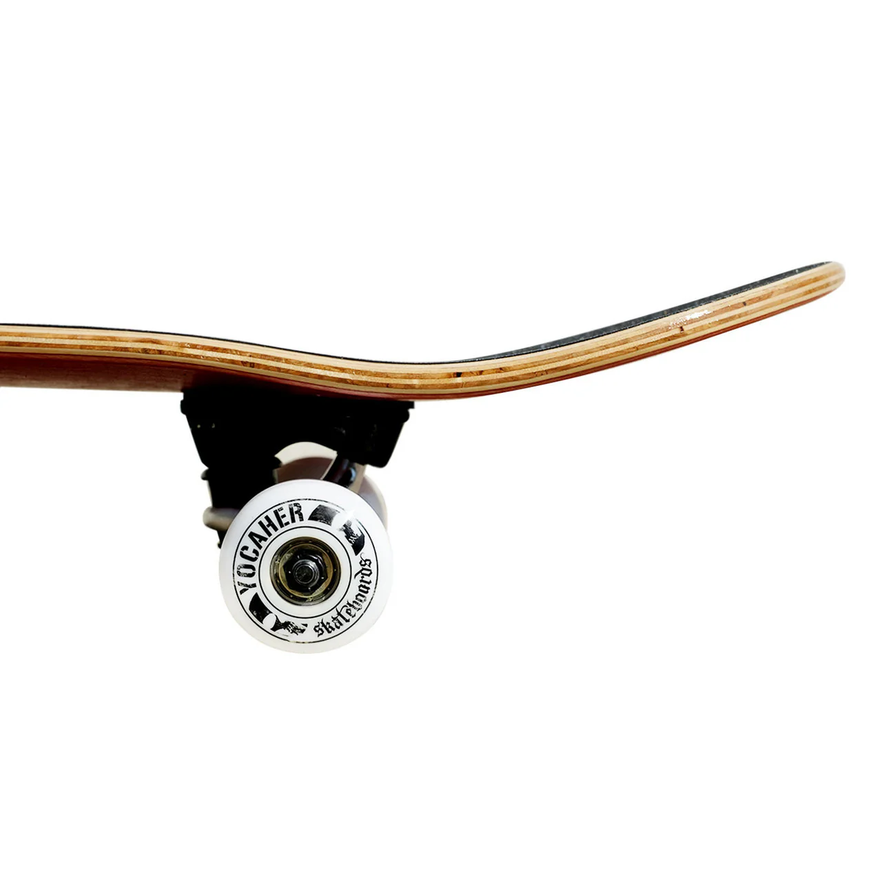 Yocaher Skateboard 7.75" Checker Green Complete - Image 4